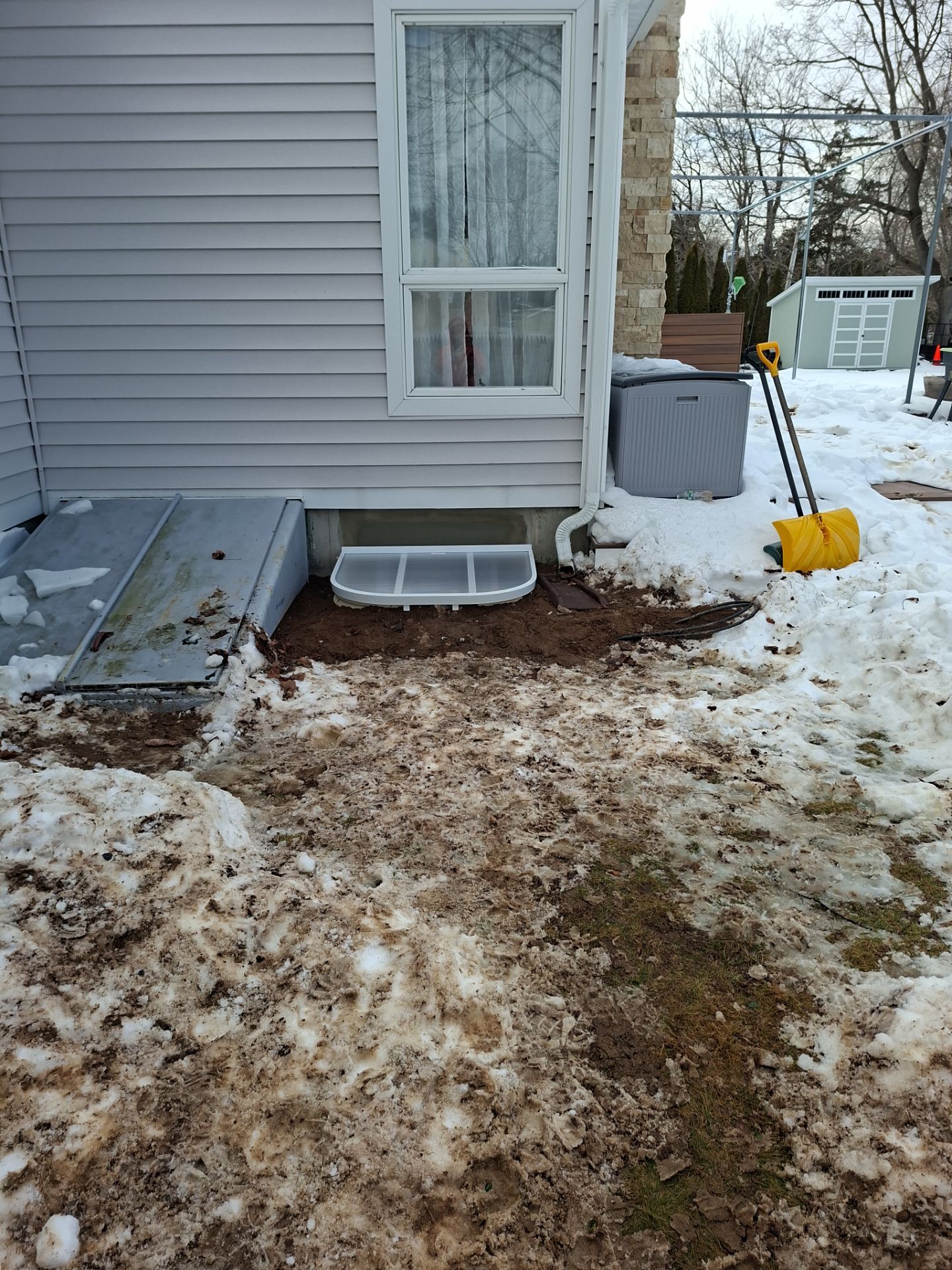 Egress Pros installation in Madison, Connecticut — exterior view