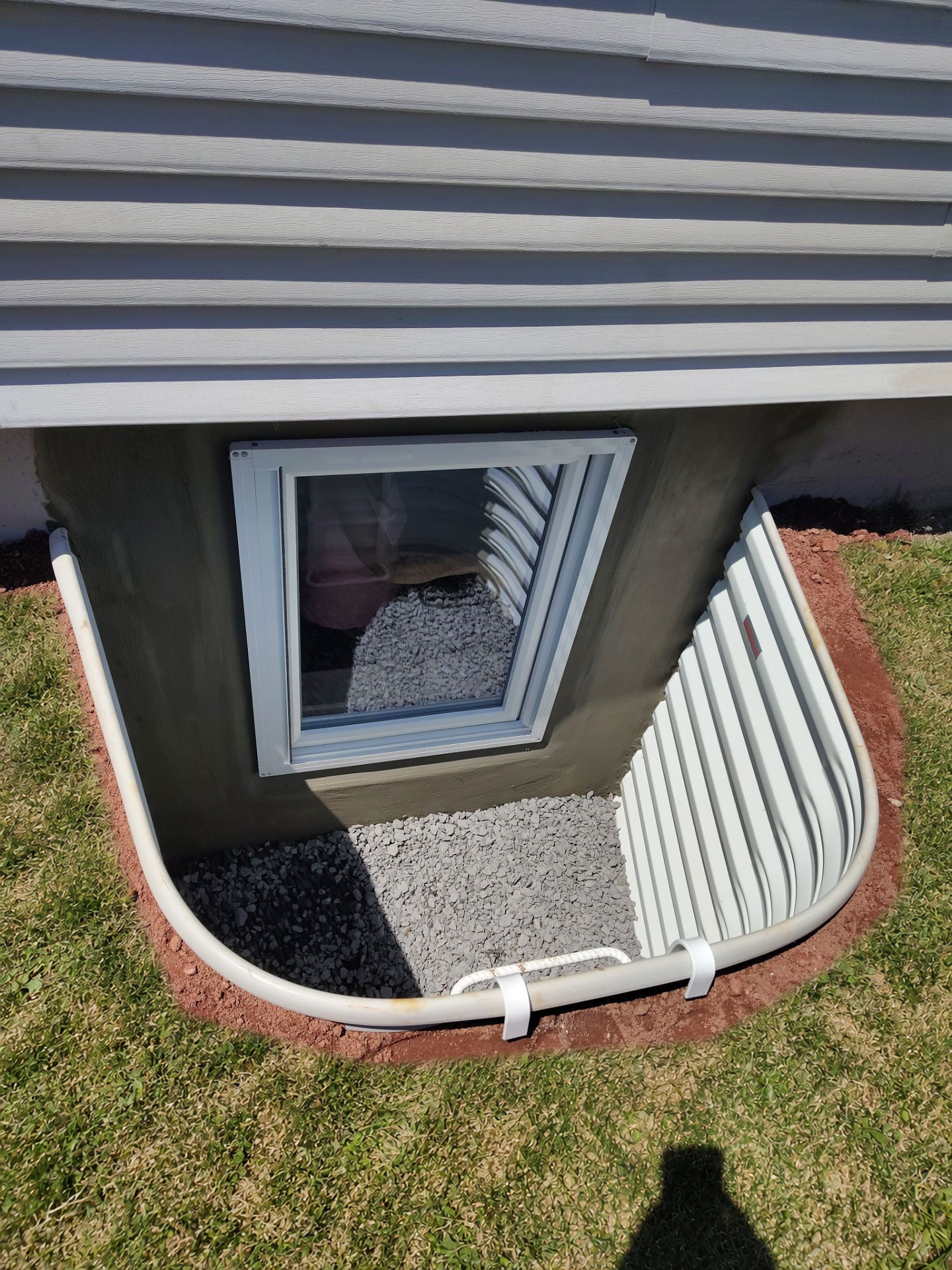 Egress Pros installation in North Haven, Connecticut — exterior view